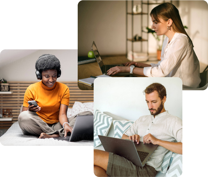 CV Experts clients working on their job applications
